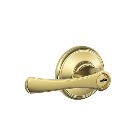 The Delaney Entrance Door Knob Bright Brass Box Pack 100TBRUS3